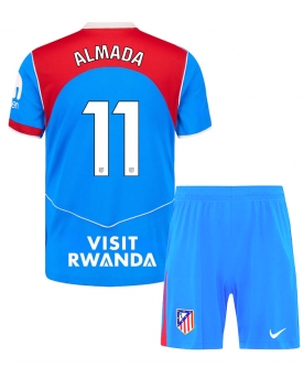 Atletico Madrid Thiago Almada #11 Maglia Gara Terza Repliche 2025-26 Bambino Maniche Corte